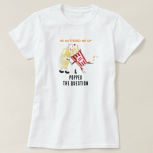 Die Frage Popcorn Verlobung T - Shirt