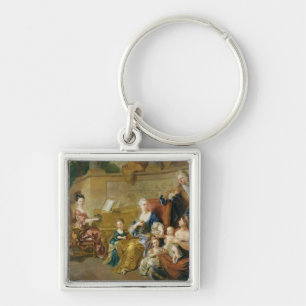 Die Franqueville Familie, 1711 Schlüsselanhänger