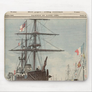 Die französische Flotille in Portsmouth Mousepad