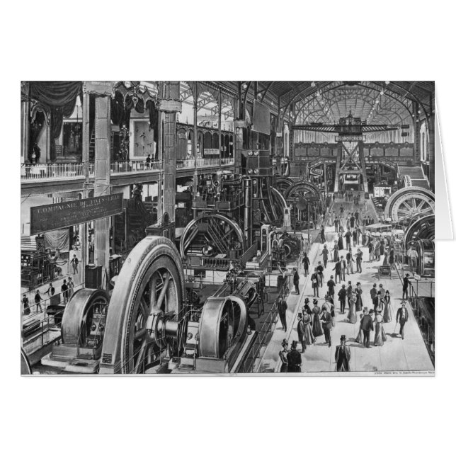 Die französische Galerie für Elektromaschinen (Vorderseite (Horizontal))