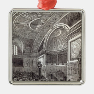 Die französische Kammer der Gleicher Silbernes Ornament