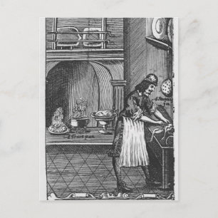 Die französische Koch von La Varenne Postkarte