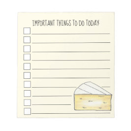 Die französische Küche mit Brie-Käse ist auf der K Notizblock