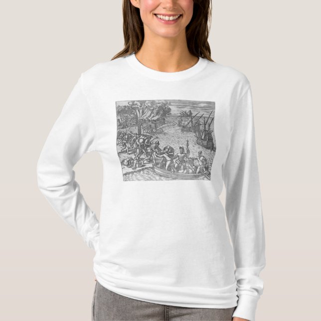 Die französische plündernde Flotte T-Shirt (Vorderseite)