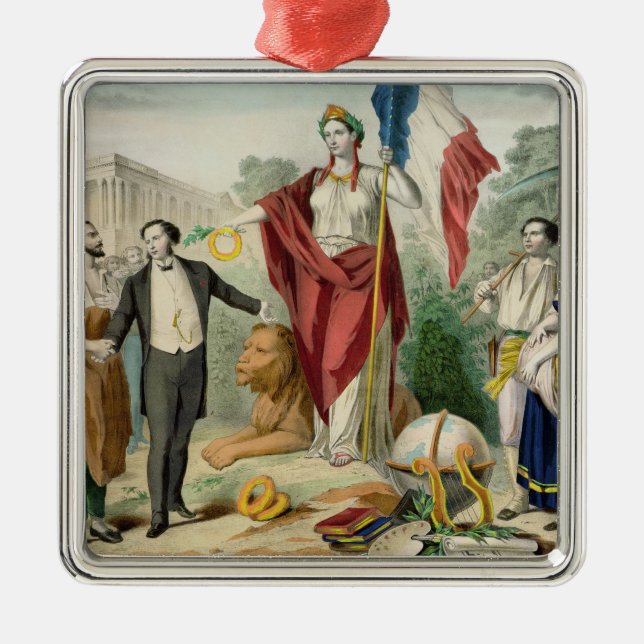 Die Französische Republik Silbernes Ornament (Vorne)