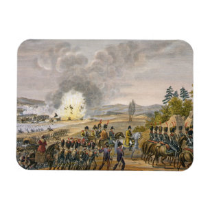 Die französische Retreat nach der Schlacht von Lei Magnet