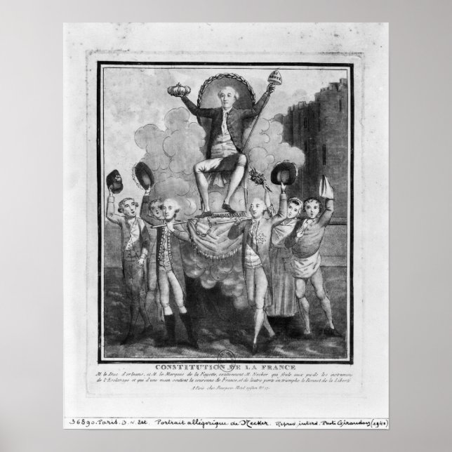 Die französische Verfassung Poster (Vorne)