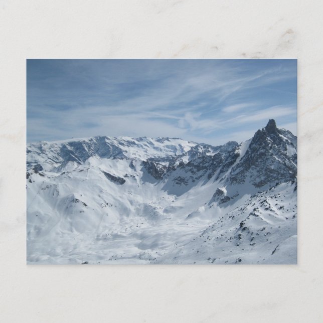 Die französischen Alpen Postkarte (Vorderseite)