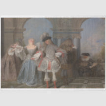 Die französischen Komiker entziffern Papier