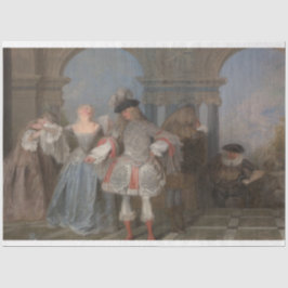 Die französischen Komiker entziffern Papier