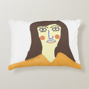 die Frau abstrakte Kunst Dekokissen