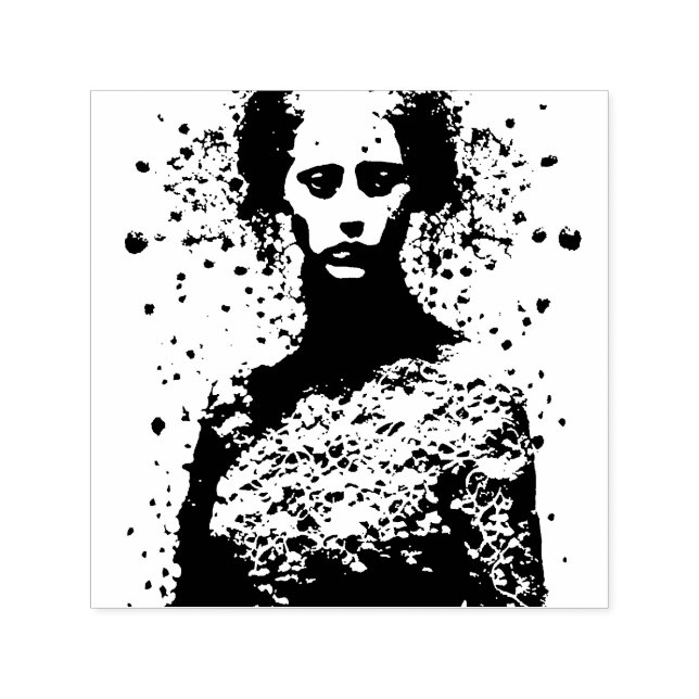 Die Frau an der Spitze Permastempel (Design)