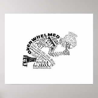 Die Frau im Schwarzen 20x16-Poster Poster