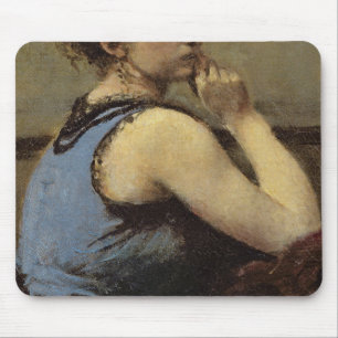 Die Frau in Blau, 1874 Mousepad