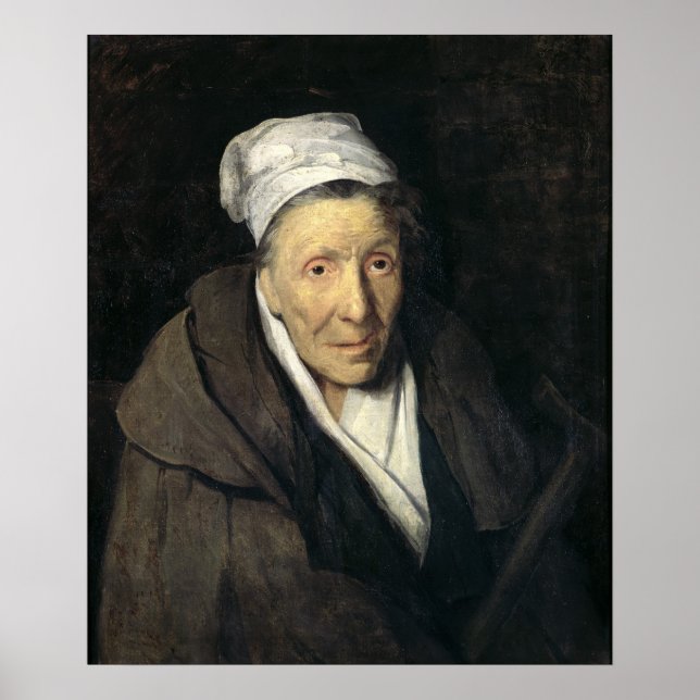 Die Frau mit Gambling Mania, 1819-24 Poster (Vorne)