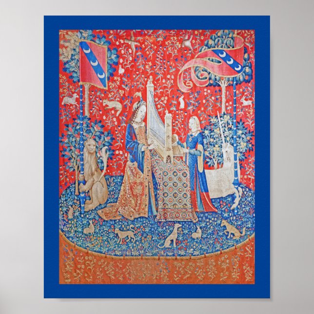 Die Frau und das Einhorn / Anhörung Poster (Vorne)