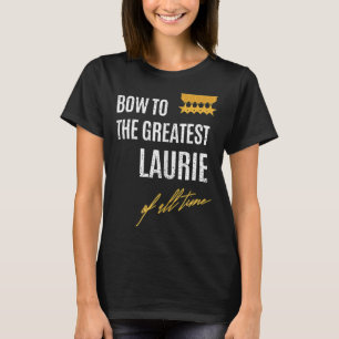Die Frauen bogen sich in die Beste Laurie aller Ze T-Shirt