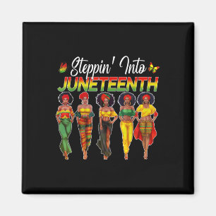 Die Frauen in der 19. Schwarzen Geschichte Magnet