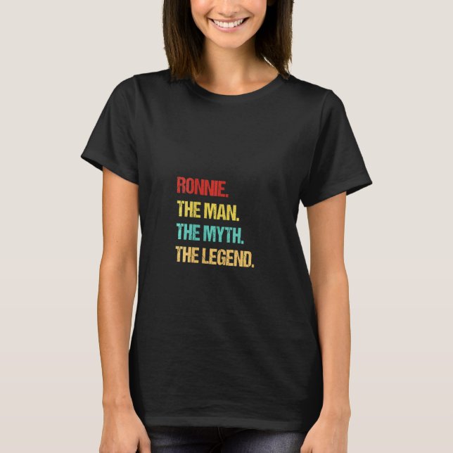 Die Frauen rennen den Mann, den Mythos, die Legend T-Shirt (Vorderseite)
