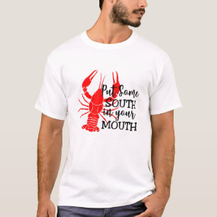 Die Frauen stecken etwas Süd in den Mund-Kraubfis T-Shirt
