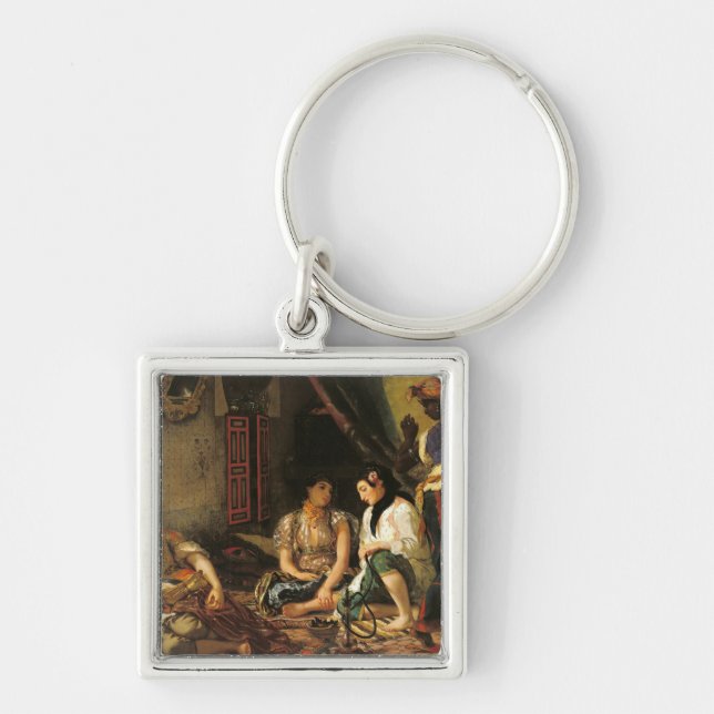 Die Frauen von Algier in ihrer Wohnung, 1834 Schlüsselanhänger (Vorne)