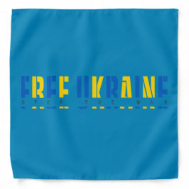 Die freie Ukraine im blauen Hintergrund Halstuch