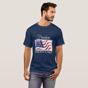 Die Freiheit der amerikanischen Flagge als Shirt d