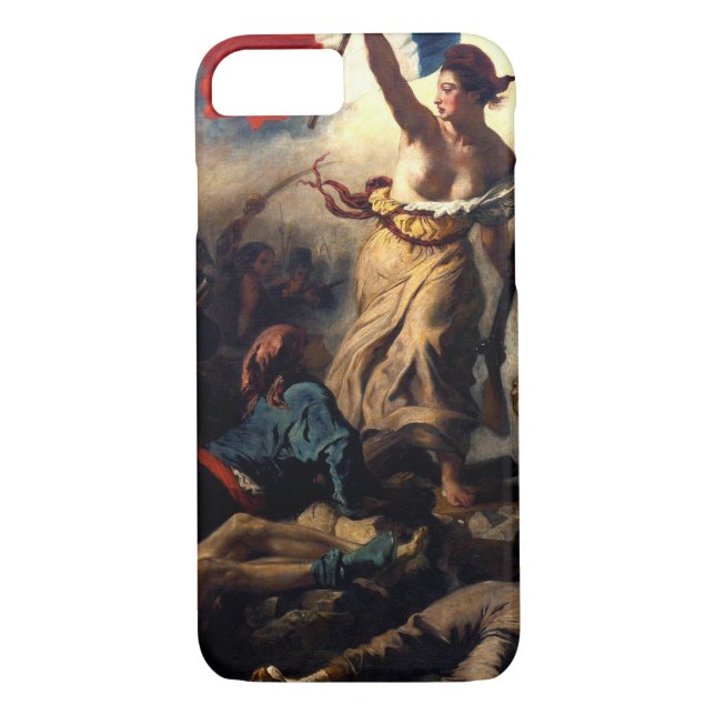 Die Freiheit, die das Volk führt, Eugene Delacroix Case-Mate iPhone Hülle (Rückseite)