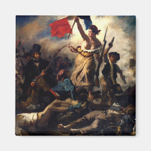 Die Freiheit führt das Volk, Eugene Delacroix Magnet