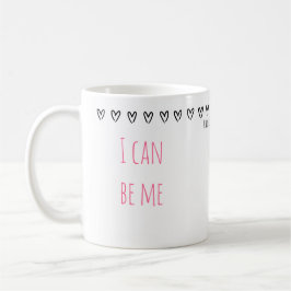 Die Freiheit, mich rosa zu trennen Kaffeetasse