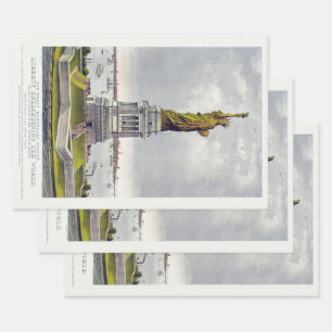 Die Freiheitsstatue, Die große Bartholdi-Statue Geschenkpapier Set
