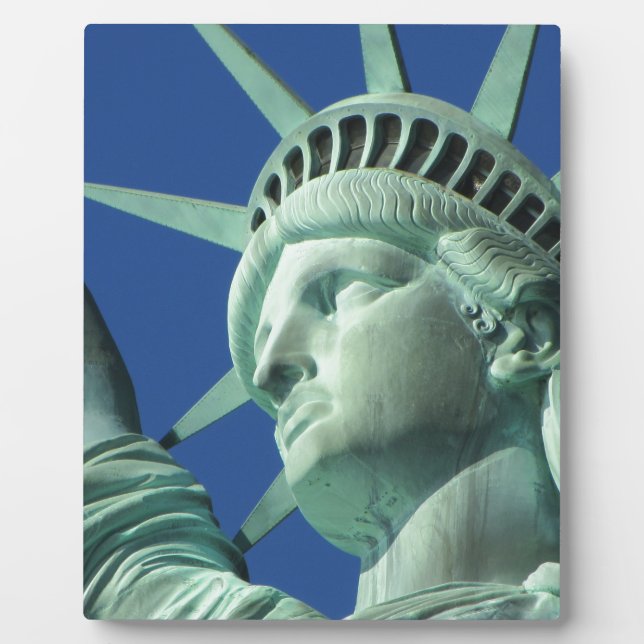 Die Freiheitsstatue in New York Fotoplatte (Vorderseite)