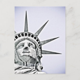 Die Freiheitsstatue Postkarte