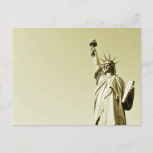 Die Freiheitsstatue Postkarte