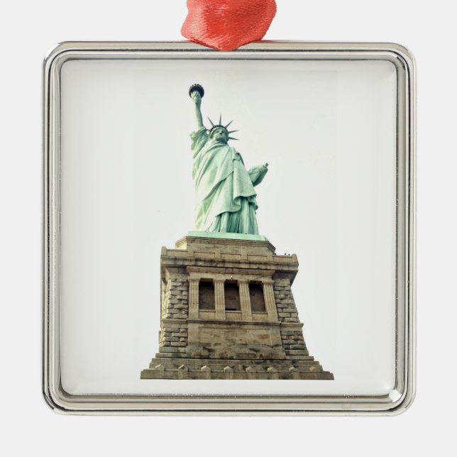 Die Freiheitsstatue Silbernes Ornament (Vorne)