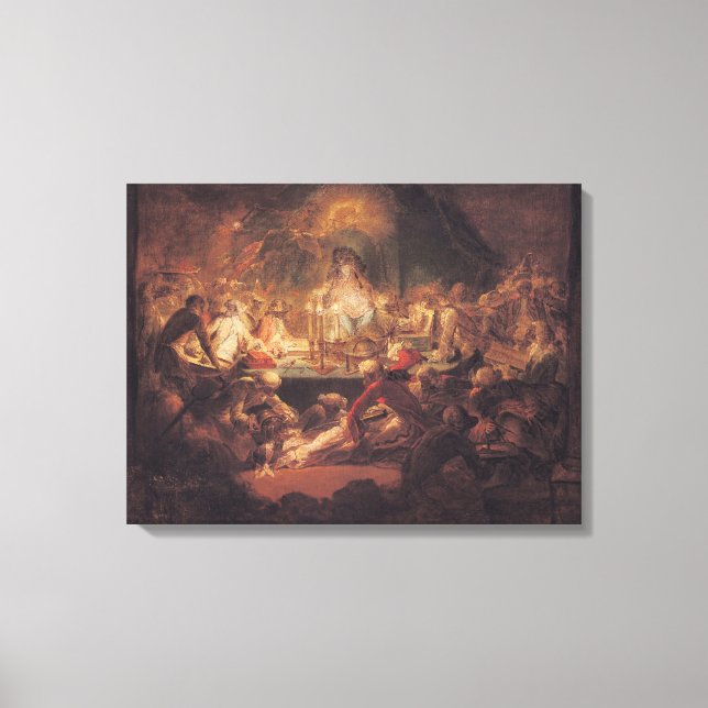 Die Freimaurer des Affen Leinwanddruck (Vorderseite)