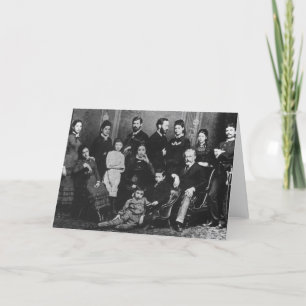 Die freud-Familie, c.1876 Karte