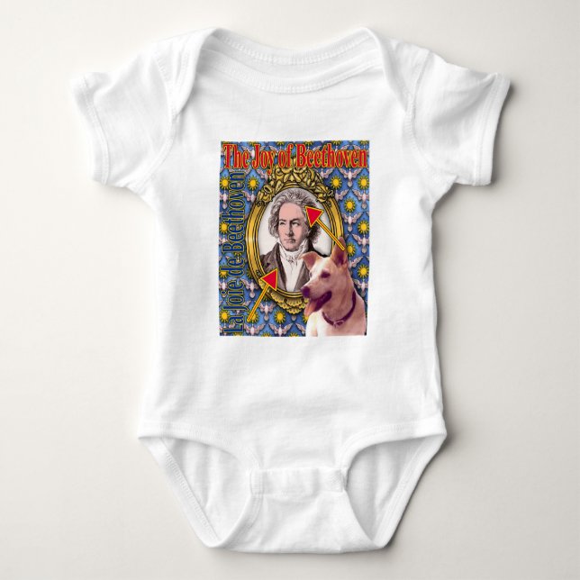 Die Freude am Beethoven Baby Bodysuit Strampler (Vorderseite)