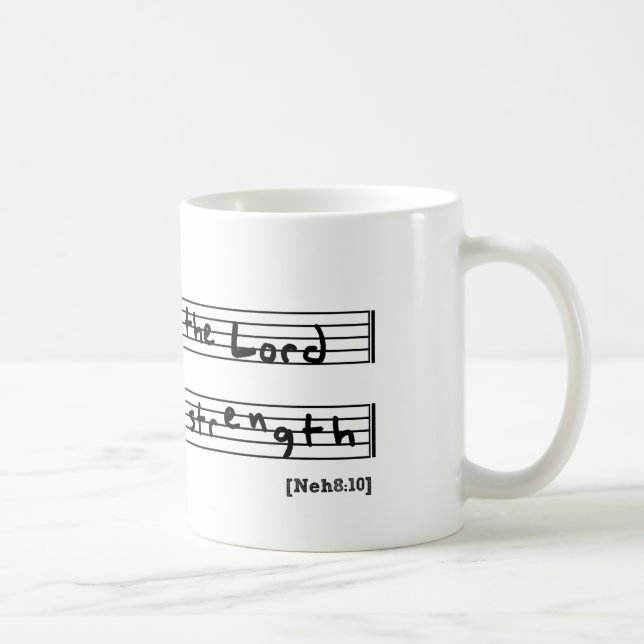 Die Freude am Lord ist meine Stärke Kaffeetasse (Rechts)