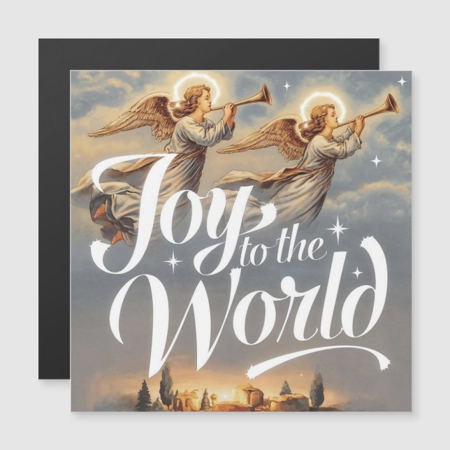 Die Freude am Weihnachtsdesign der Welt Magnetkarte (Vorne/Hinten)