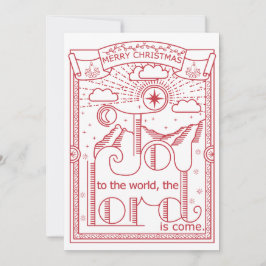 Die Freude am Weihnachtsfest der Welt Einladung