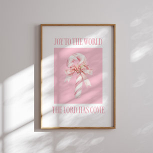 Die Freude am Weihnachtsgebäck der Candy Cane Poster