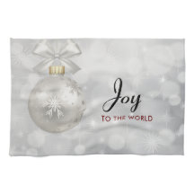 Die Freude am Welt Elegant Silver Christmas Ball