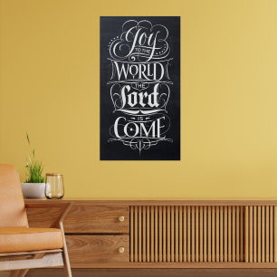 Die Freude an der Christlichen Weihnachtsschwarzha Poster