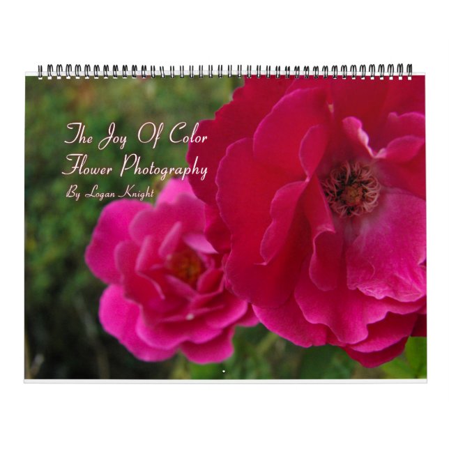 Die Freude an der Farbblumenfotografie Kalender (Titelbild)