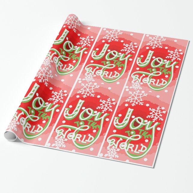 Die Freude an der Weltumhüllungspapier Geschenkpapier (Ungerollt)