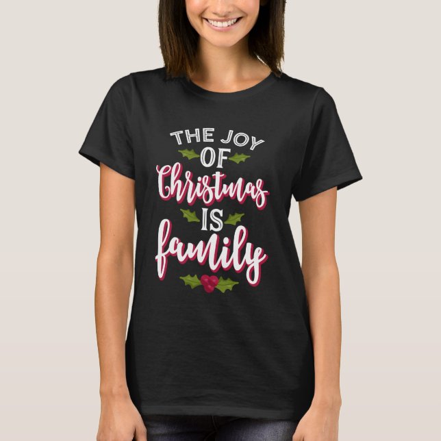 Die Freude an Weihnachten ist Niedlich T-Shirt (Vorderseite)