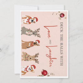Die Freude an Weihnachten mit Merry Card erfassen Einladung