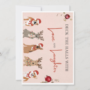 Die Freude an Weihnachten mit Merry Card erfassen Einladung