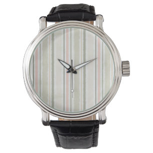 Die Freude Aquarell-Streifen-dem Muster an des Armbanduhr